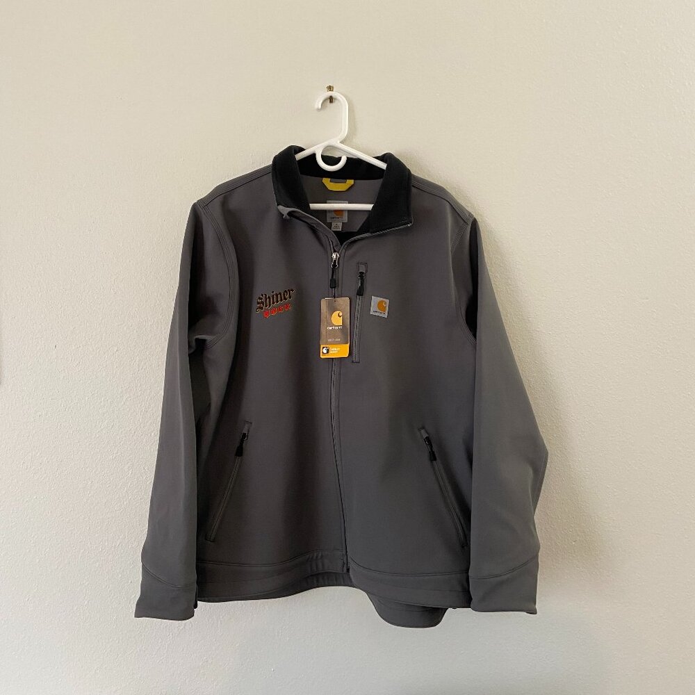 Soft shell jacket men's XL gray NWT